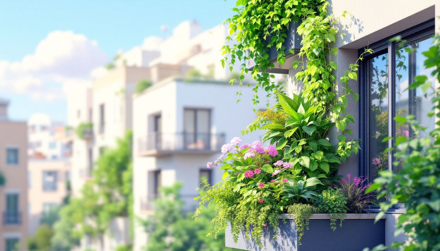 Aménagement d'un potager vertical sur balcon pour espaces réduits