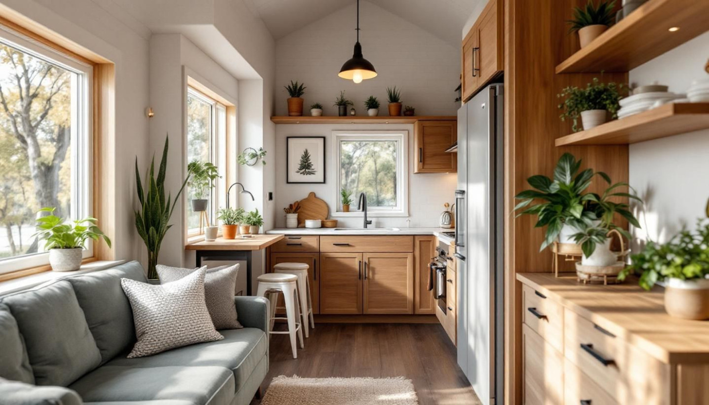 Maximiser l'espace dans les petites maisons en kit : techniques et conseils